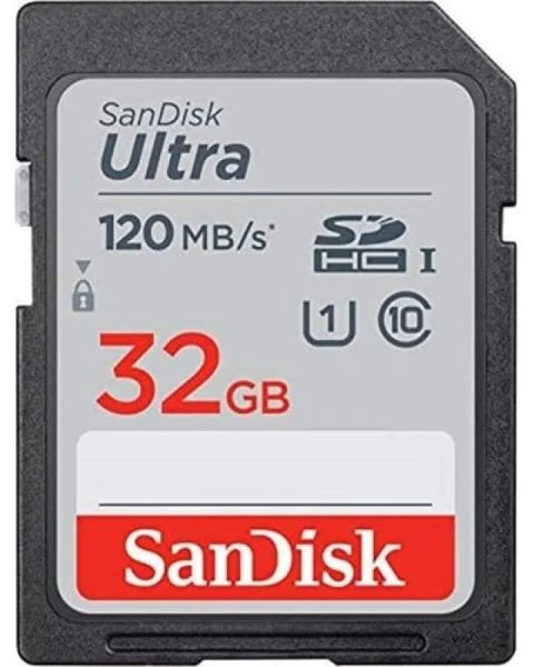 Sandisk Ultra 32gb Sdhc Sd Memory Card 120mb/s