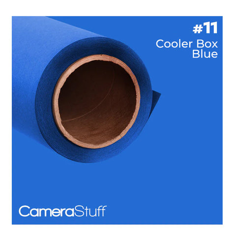 Camerastuff Seamless Paper Backdrop 1.35x10m No11 Cooler Box Blue • Camerastuff • South Africa