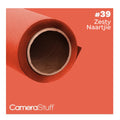 Camerastuff Seamless Paper Backdrop 1.35x10m No39 Zesty Naartjie Orange • Camerastuff • South Africa