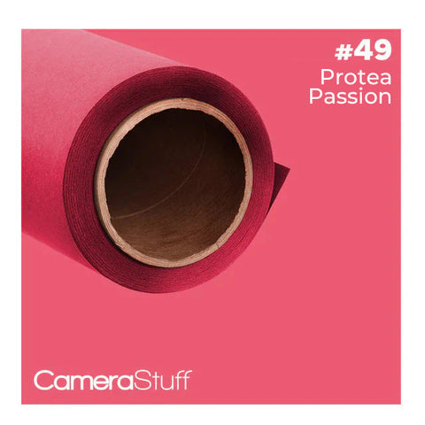 Camerastuff Seamless Paper Backdrop 1.35x10m No49 Protea Passion Pink • Camerastuff • South Africa