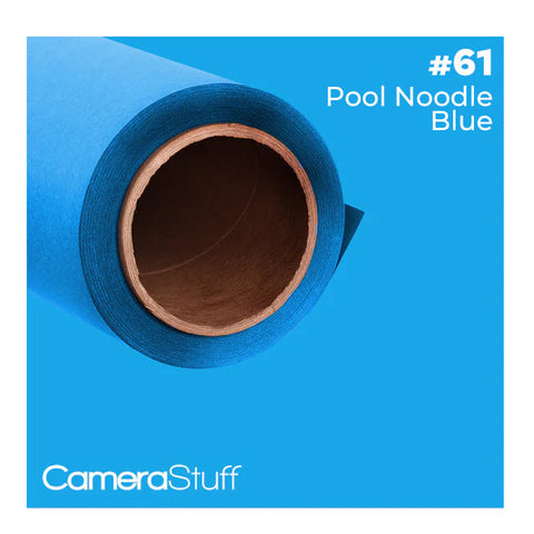 Camerastuff Seamless Paper Backdrop 1.35x10m No61 Pool Noodle Blue • Camerastuff • South Africa