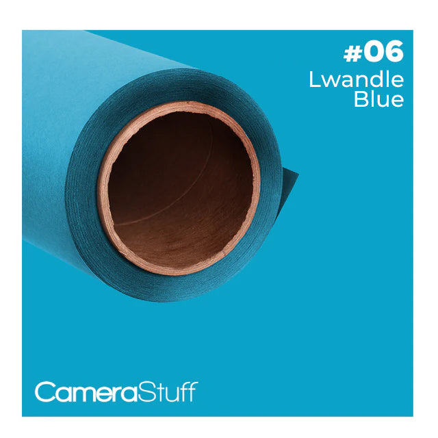 CameraStuff seamless paper backdrop No.06 Lwandle Blue