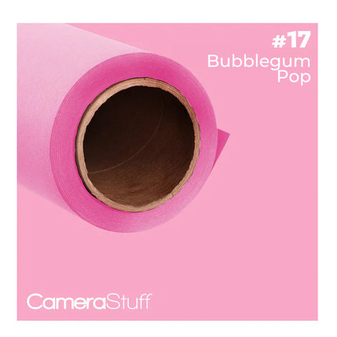 Camerastuff Seamless Paper Backdrop 2.70x10m No17 Bubblegum Pop Pink • Camerastuff • South Africa