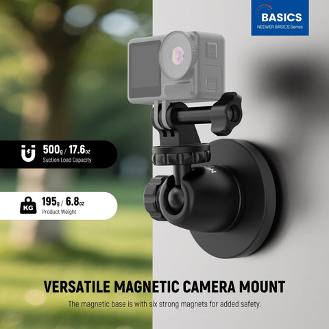 Neewer BASICS GP101 Magnetic Camera Mount for Action Camera