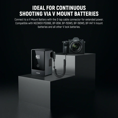 Neewer Vp-blc12 D-tap to Dmw-blc12 Dummy Battery for v Mount • Camerastuff • South Africa