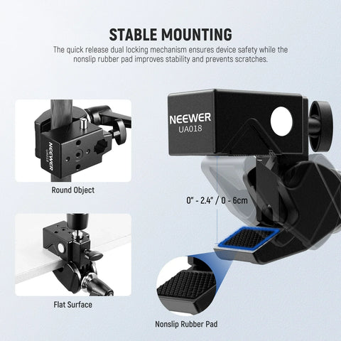 Neewer UA018 53cm Adjustable Magic Arm Camera Mount With Super Clamp