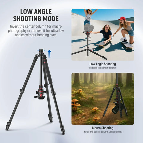 Neewer TP08 77inch Camera 2-in-1 Tripod & Monopod