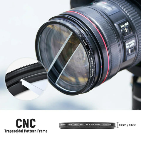 Neewer Fl-e2 Center Field Split Diopter Effects Filter 58mm • Camerastuff • South Africa