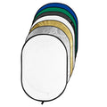 Godox 150x200cm 7-in-1 Reflector Diffuser and Green Blue Backdrop Rft-10 • Camerastuff • South Africa