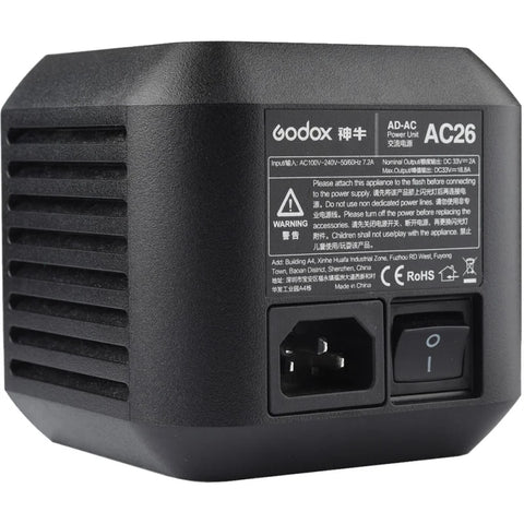 Godox Ac26 Ac-power Source Adapter for Ad600 Pro • Camerastuff • South Africa