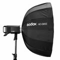 Godox Ad-s65s Silver 65cm Folding Softbox Beauty Dish with Grid (godox Native Mount) • Camerastuff • South Africa