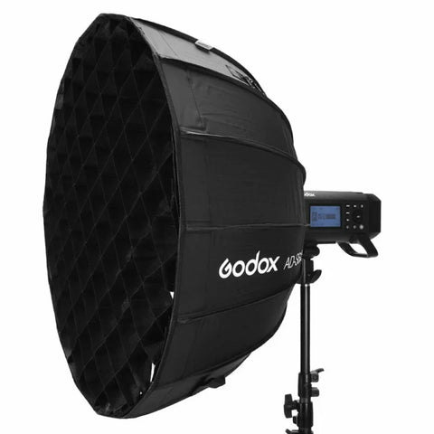 Godox Ad-s65s Silver 65cm Folding Softbox Beauty Dish with Grid (godox Native Mount) • Camerastuff • South Africa