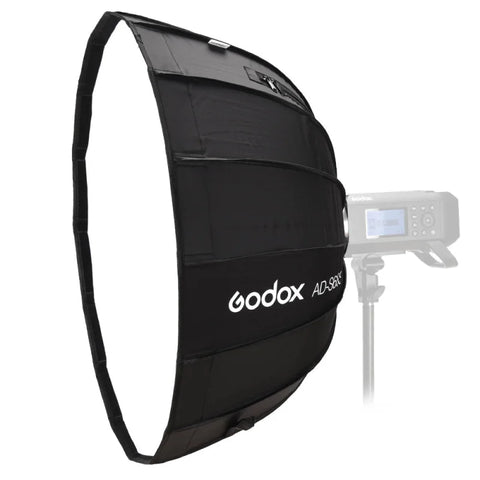 Godox Ad-s65s Silver 65cm Folding Softbox Beauty Dish with Grid (godox Native Mount) • Camerastuff • South Africa
