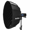 Godox Ad-s65s Silver 65cm Folding Softbox Beauty Dish with Grid (godox Native Mount) • Camerastuff • South Africa