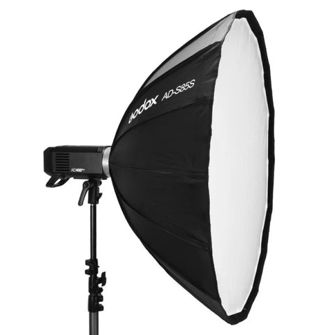 Godox Ad-s85s Silver 85cm Folding Softbox Beauty Dish with Grid (godox Native Mount) • Camerastuff • South Africa