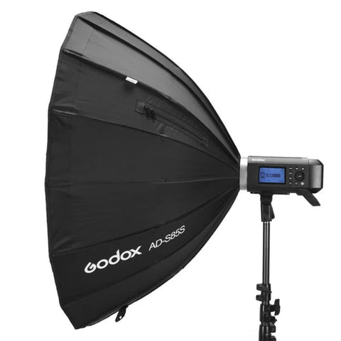 Godox Ad-s85s Silver 85cm Folding Softbox Beauty Dish with Grid (godox Native Mount) • Camerastuff • South Africa