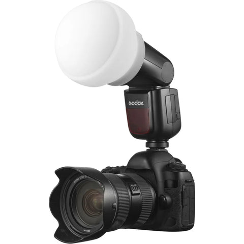 Godox Ak-r22 Collapsible Silicon Diffuser Dome for Round Head Flashes • Camerastuff • South Africa