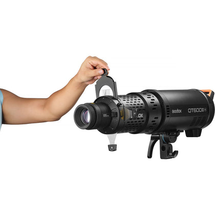 Godox BFP Flash Projection Attachment Optical Snoot with 85mm lens for Bowens mount