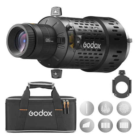 Godox BFP Optical Snoot Projection Attachment Bowens Mount 85mm Lens Kit