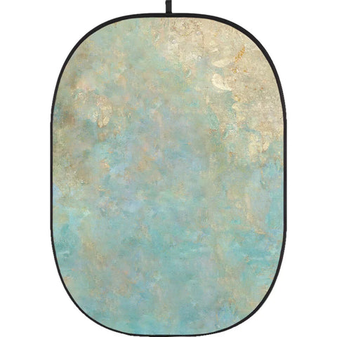 Godox Cba-pf0005 Floral Painting Collapsible Backdrop 1.5mx2m Blue Paint Smudges • Camerastuff • South Africa
