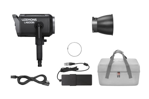 Godox LA600Bi-K1  Litemons 600W Bi-Colour COB LED Constant Light with Case (Black)