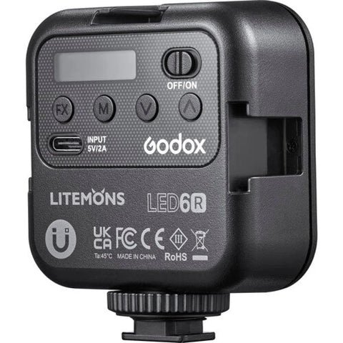 Godox Litemons Led6r Rgb Pocket-size Led Video Light • Camerastuff • South Africa