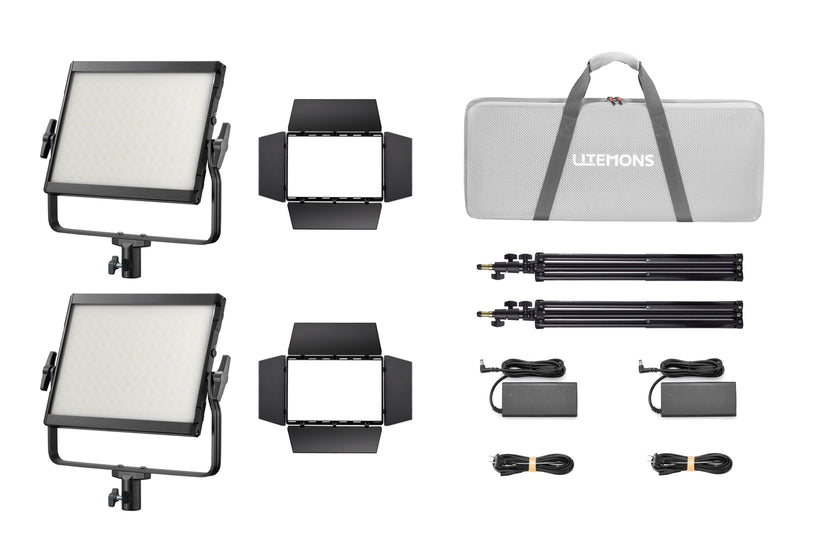 Godox Litemons LP600R 60W RGBWW LED constant light panel kit with 2 lights