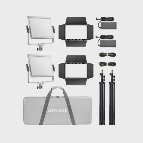 Godox Litemons LP600R 60W RGBWW LED Constant Light Panel Kit (2-Lights) (White)