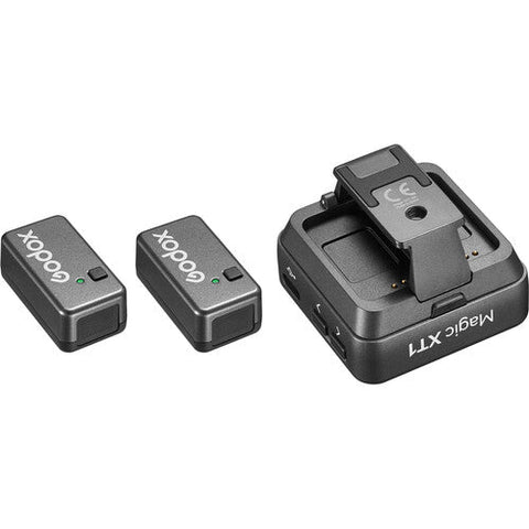 Godox Magic Xt1-cl 2-person Wireless Microphone System with Usb-c and Lightning Adapters (2.4 Ghz) • Camerastuff