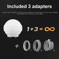 Godox Ml-cd15 Collapsible Silicon Diffuser Dome with 3 x Adapter Brackets • Camerastuff • South Africa