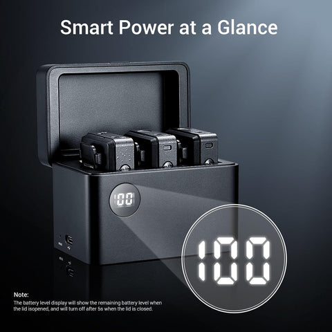 Godox Ml Ii-c4 Movelink Ii Microphone Smart Charging Case • Camerastuff • South Africa