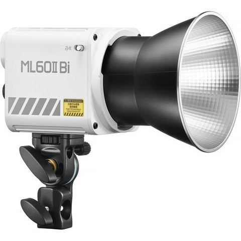 Godox Ml60iibi Bi-colour Cob Led Video Light Monolight Including Ak-b02 Battery Handgrip Kit • Camerastuff • South