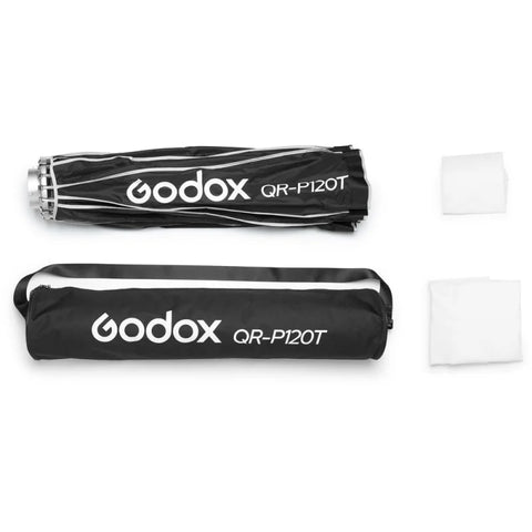 Godox Qr-p120t Quick Release Parabolic Softbox with Bowens Mount 120cm • Camerastuff • South Africa