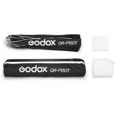 Godox Qr-p150t Quick Release Parabolic Softbox with Bowens Mount 150cm • Camerastuff • South Africa