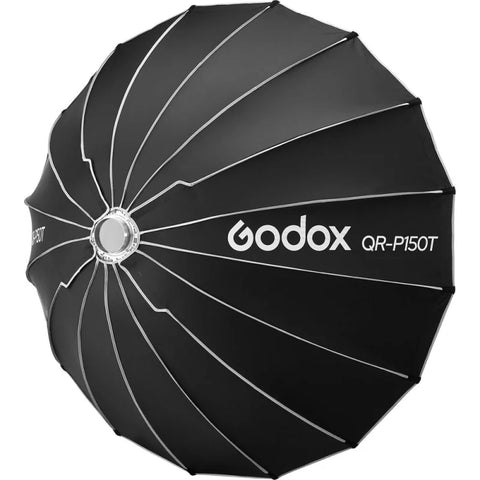 Godox Qr-p150t Quick Release Parabolic Softbox with Bowens Mount 150cm • Camerastuff • South Africa