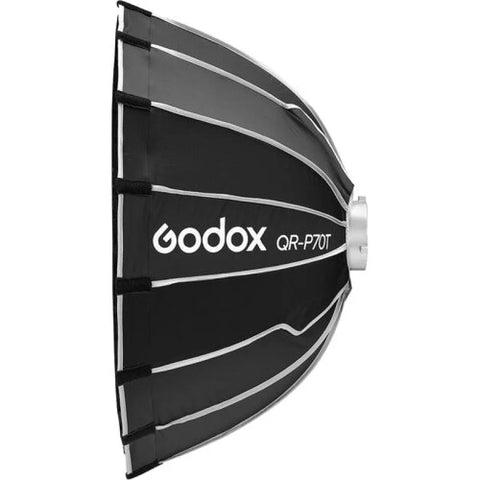 Godox Qr-p70t Quick Release Parabolic Softbox with Bowens Mount 70cm • Camerastuff • South Africa