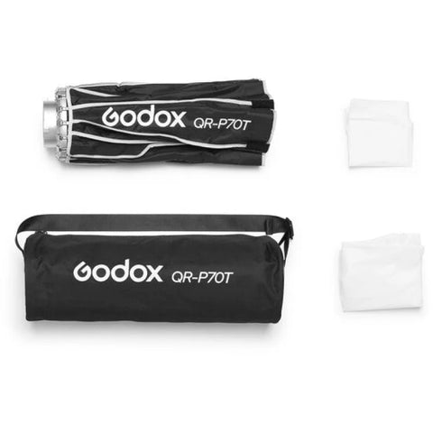 Godox Qr-p70t Quick Release Parabolic Softbox with Bowens Mount 70cm • Camerastuff • South Africa