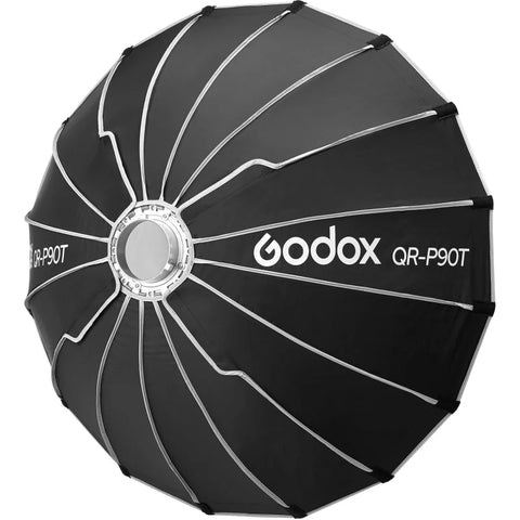 Godox Qr-p90t Quick Release Parabolic Softbox with Bowens Mount 90cm • Camerastuff • South Africa