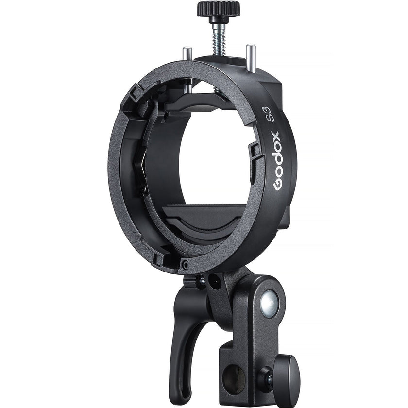 Godox S3 Speedlite Flash Bracket Bowens Mount studio product shot