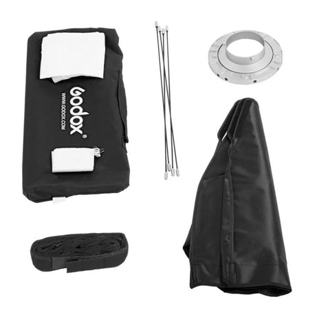 Godox Sb-fw-35160 35x160cm Non-folding Softbox Stripbox with Detachable Grid (bowens Mount) • Camerastuff • South Africa