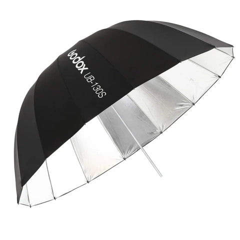 Godox Ub-130s 130cm Parabolic Silver Umbrella • Camerastuff • South Africa
