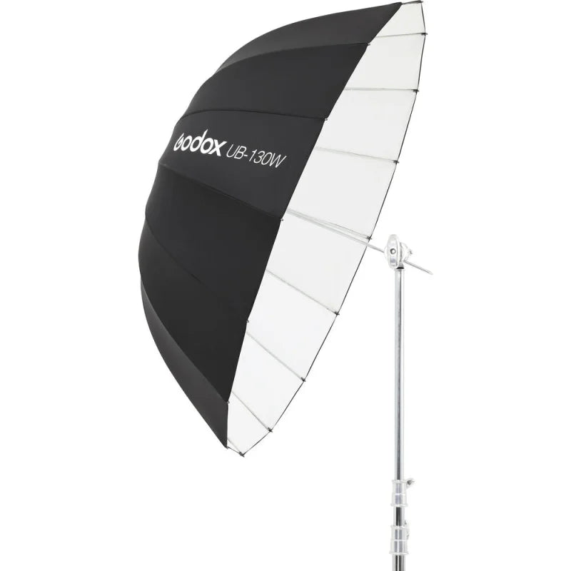 Godox UB-130W 130cm Parabolic White Umbrella – CameraStuff