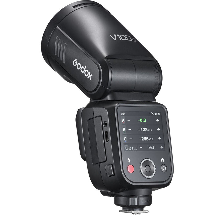 Godox V100 TTL Li-Ion 100Ws Camera Flash with Touch Screen