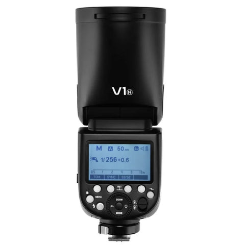 Godox V1n Nikon Round Head Ttl Li-ion Flash • Camerastuff • South Africa