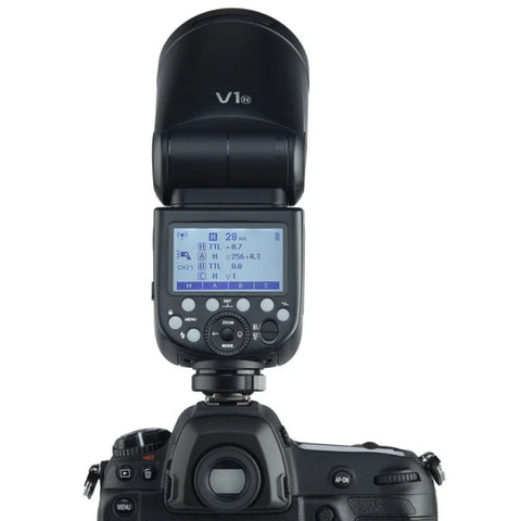 Godox V1n Nikon Round Head Ttl Li-ion Flash • Camerastuff • South Africa