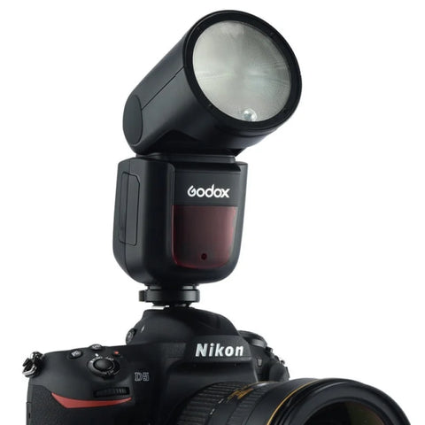 Godox V1n Nikon Round Head Ttl Li-ion Flash • Camerastuff • South Africa