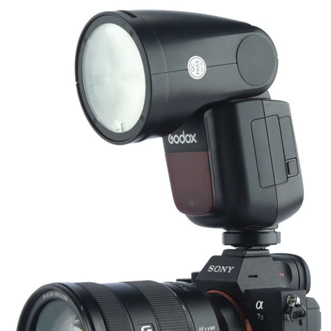 Godox V1s Sony Round Head Ttl Li-ion Flash • Camerastuff • South Africa