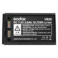 Godox Vb26 Lithium Battery for V1 V860iii & V850iii • Camerastuff • South Africa
