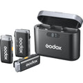Godox Wec 2-person Wireless Microphone System for Cameras and Mobile Devices (2.4 Ghz) • Camerastuff • South Africa