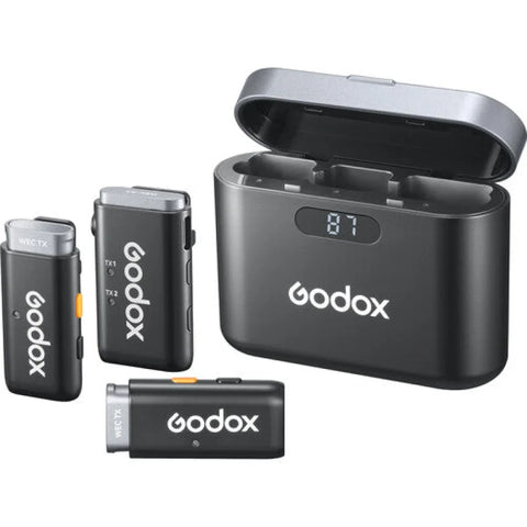 Godox Wec 2-person Wireless Microphone System for Cameras and Mobile Devices (2.4 Ghz) • Camerastuff • South Africa